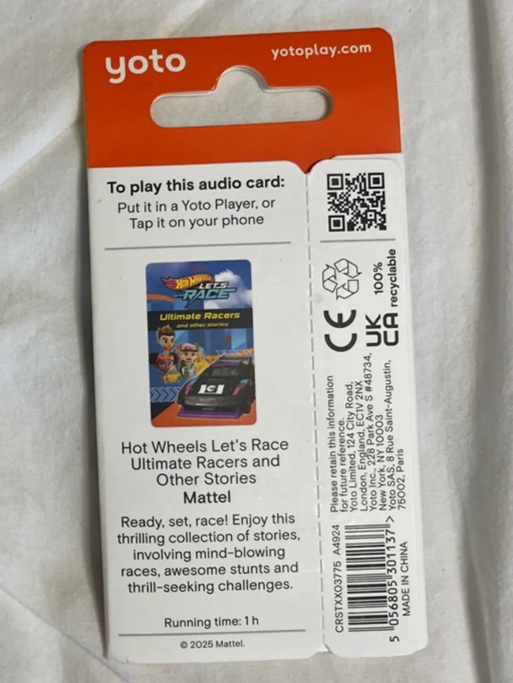 Yoto “Let’s Race” Hot Wheels